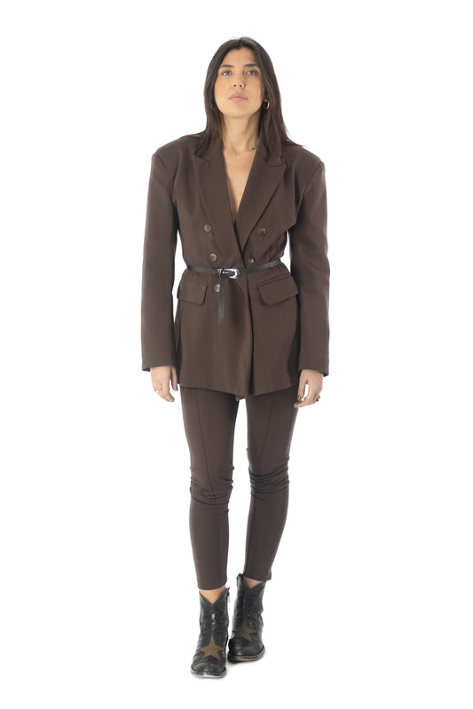 panta leggins marroni