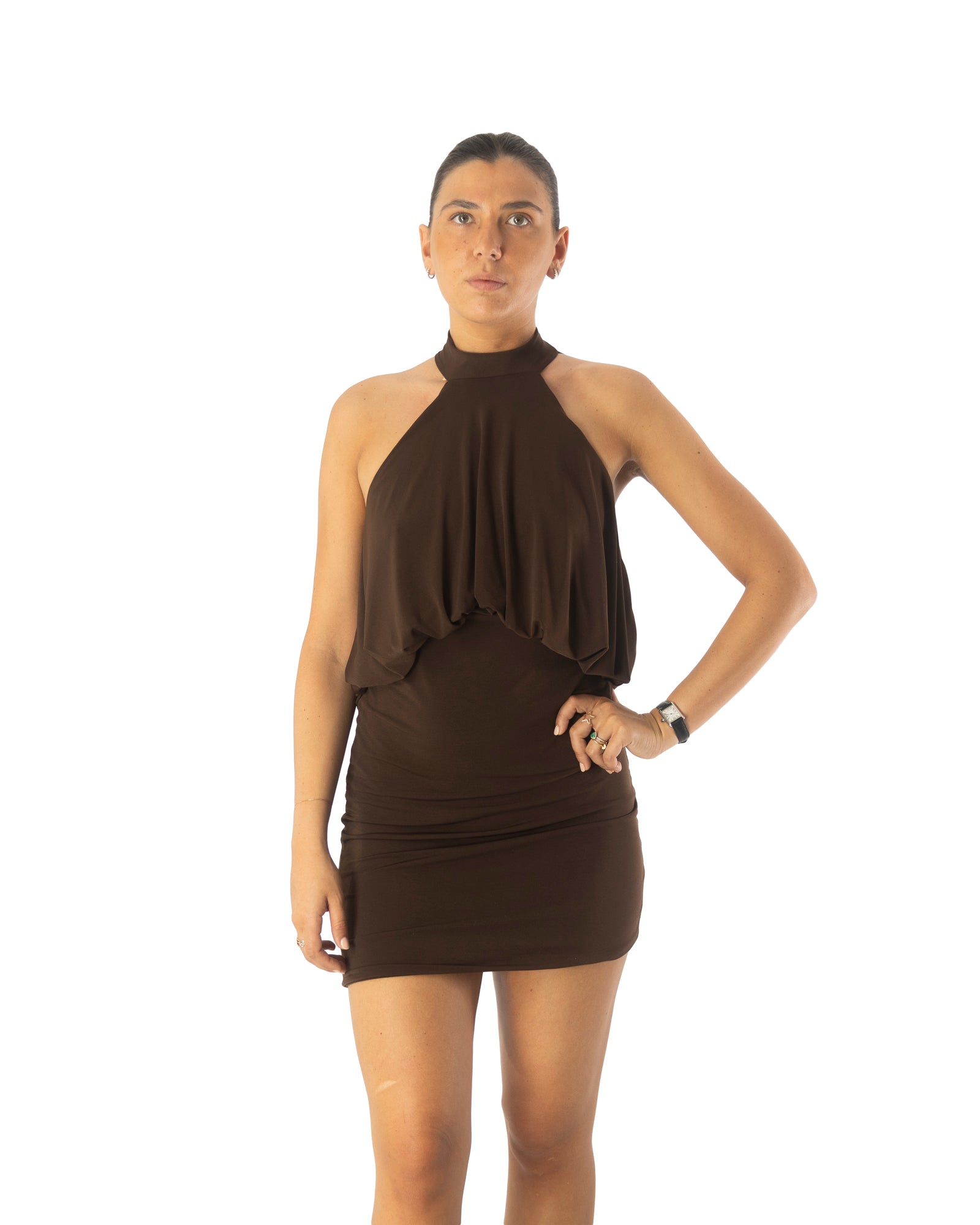 Vestito marrone Dudi