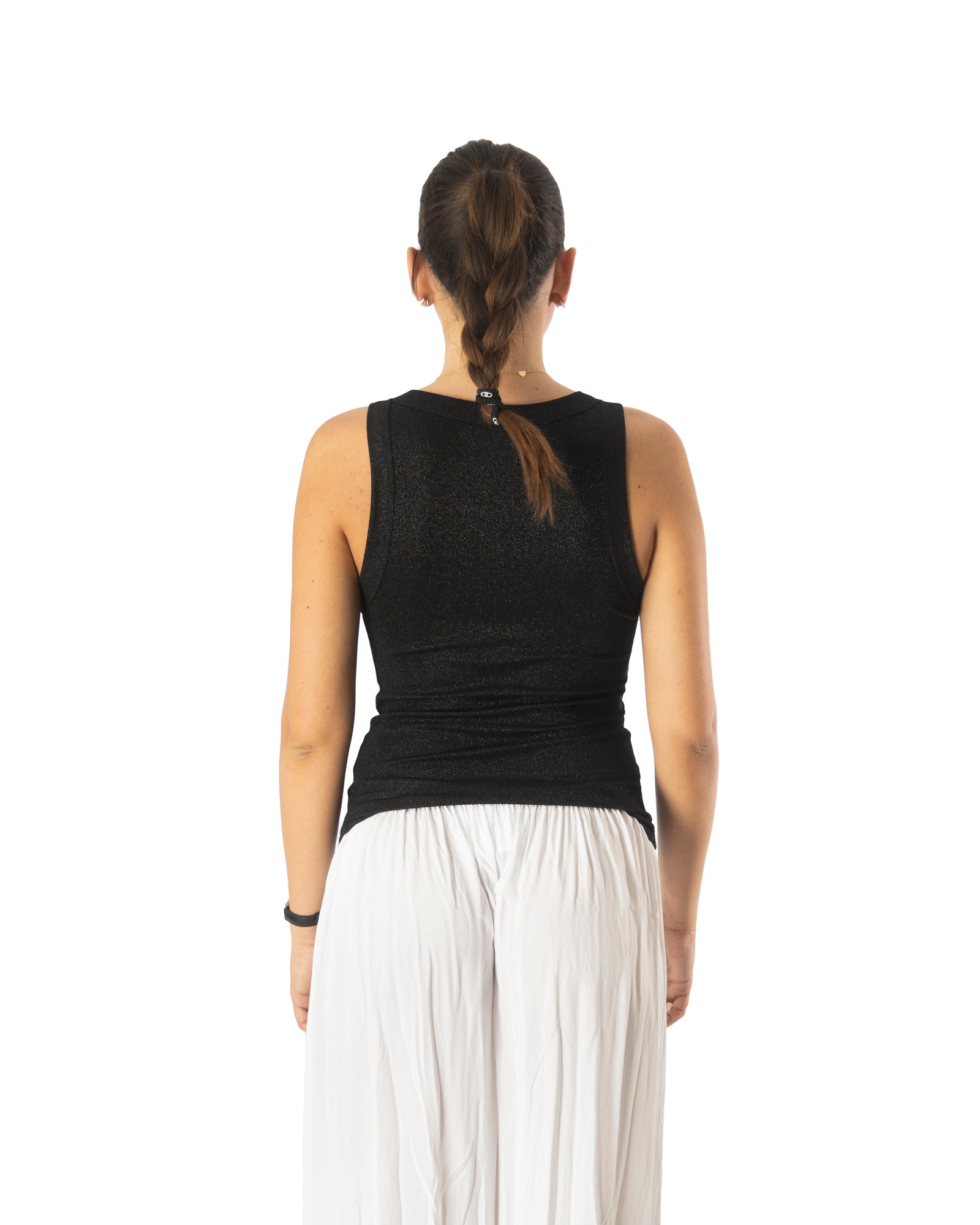 top melissa nero lurex