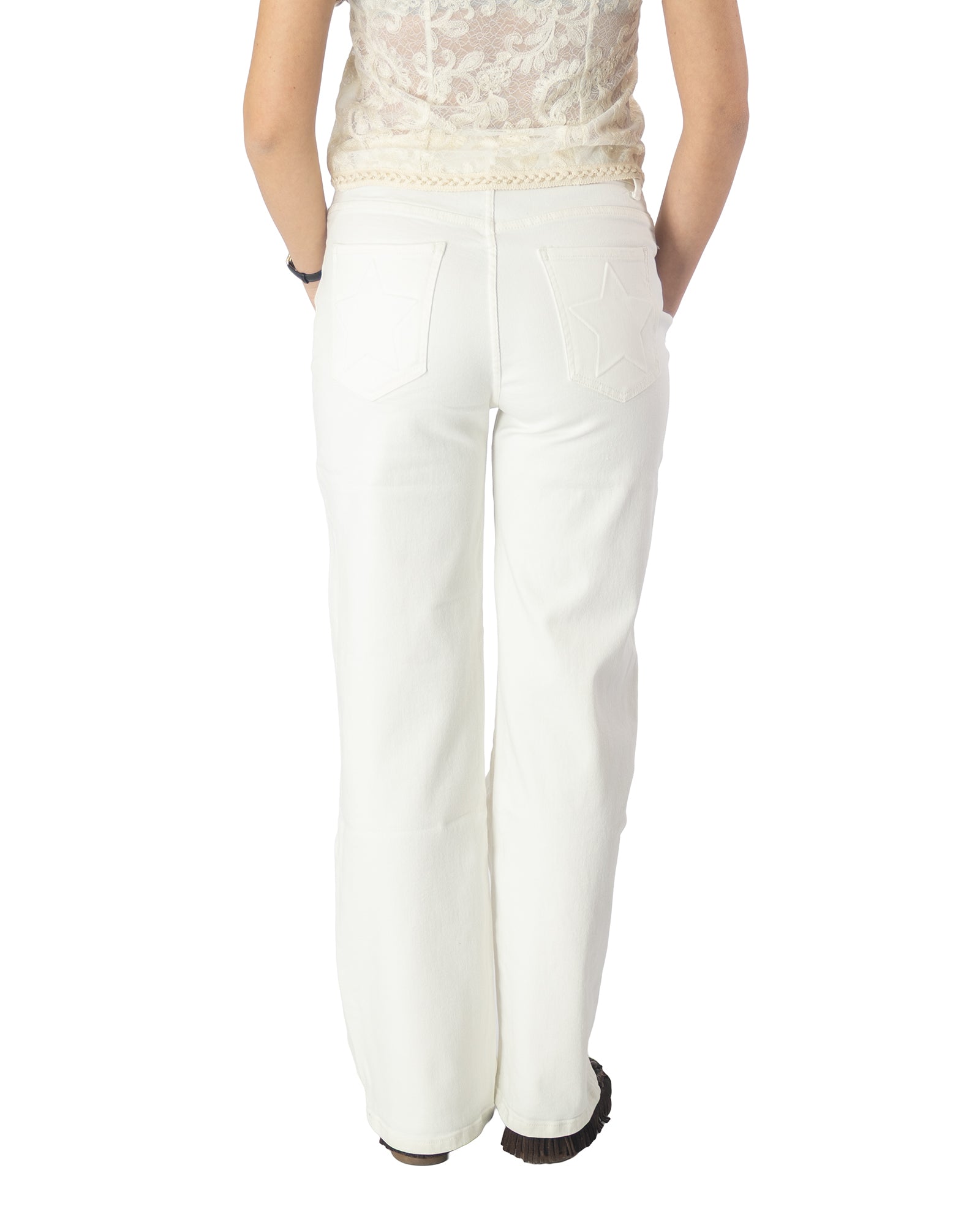 Jeans stellare bianco