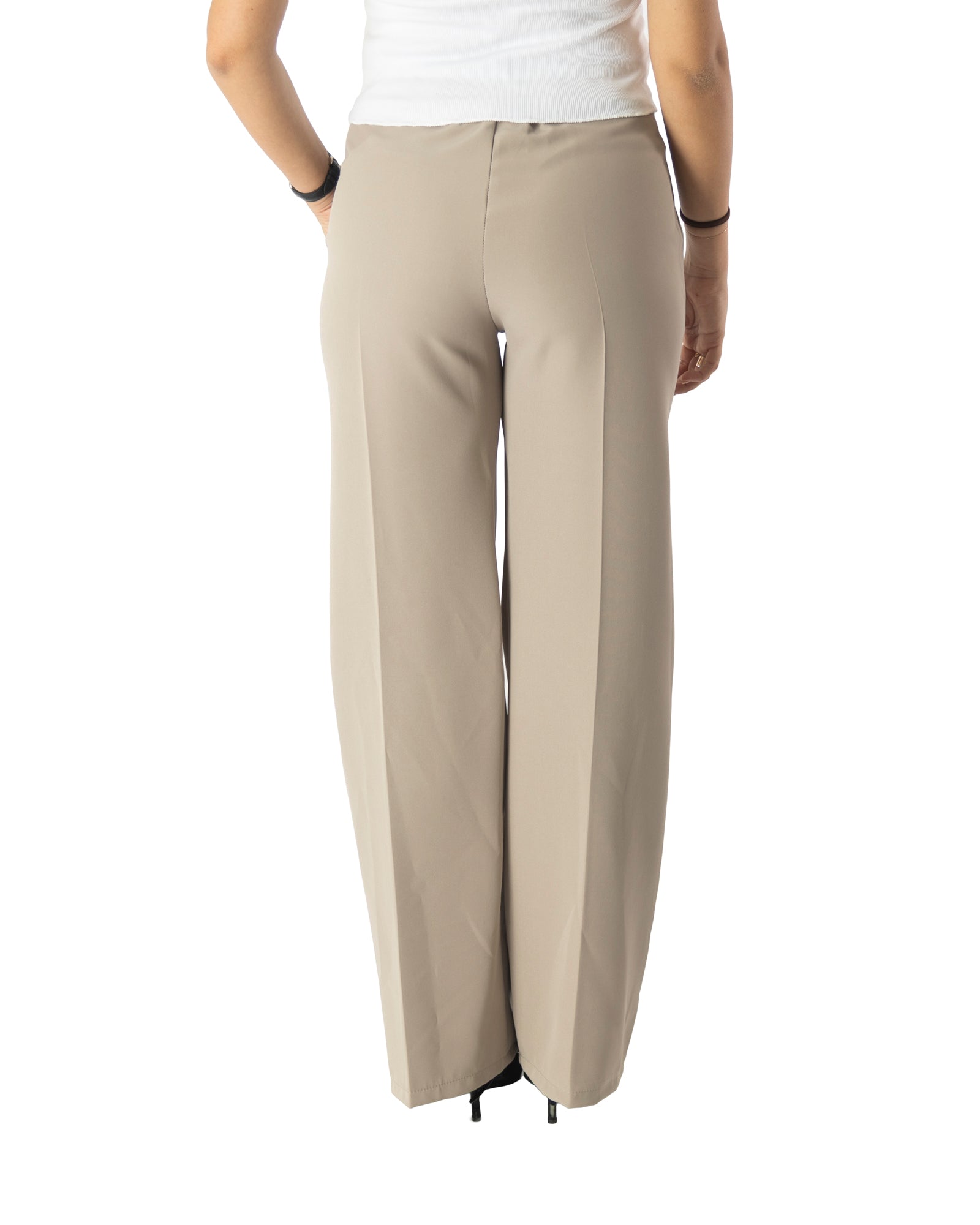 pantalone timeless beige