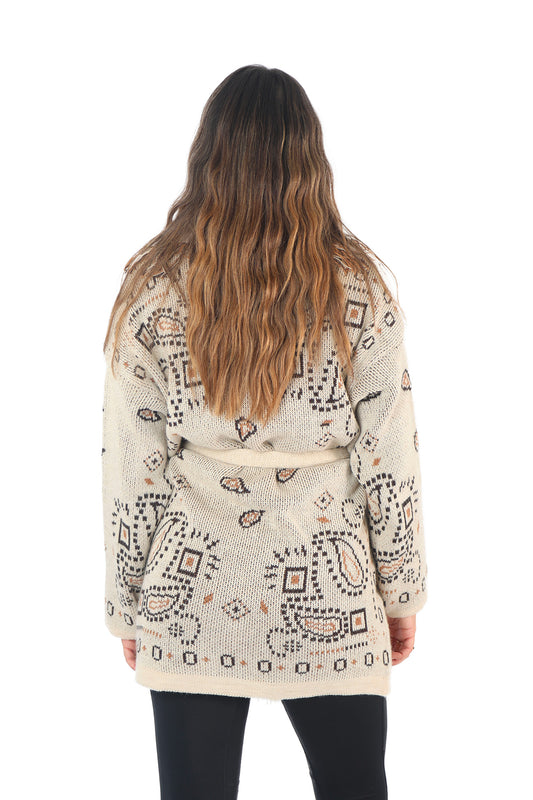 Cardigan Notte Stellata Panna