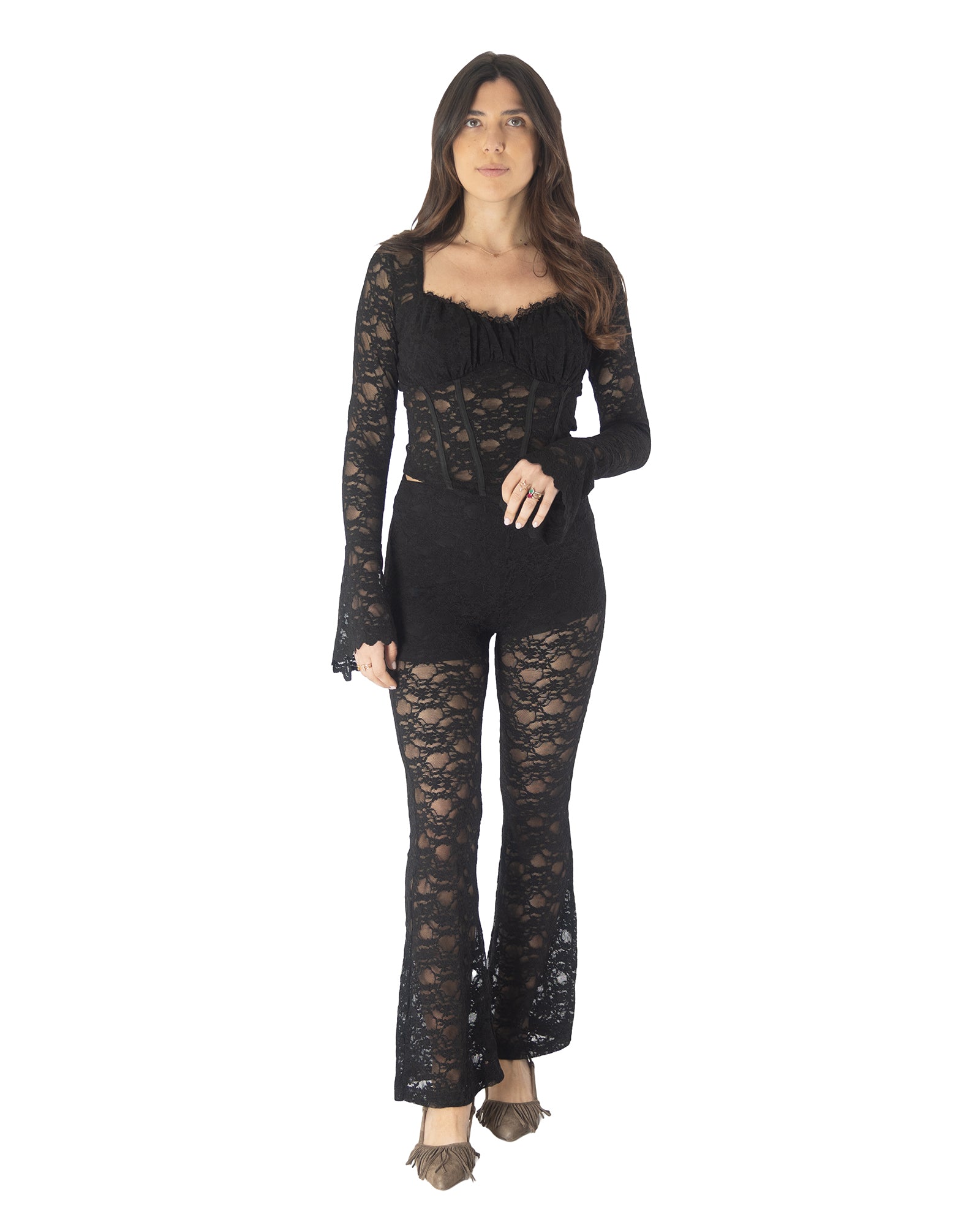 Completo Pizzo Sugar nero