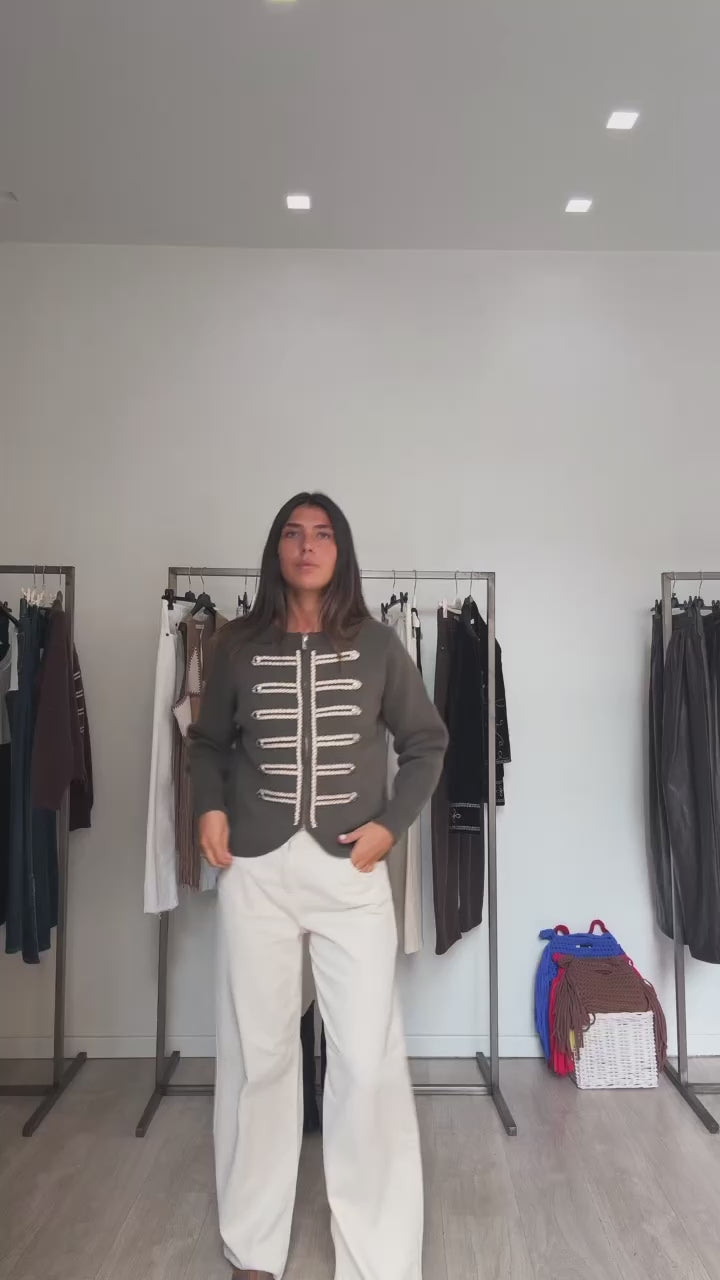 Maglione verde Toti