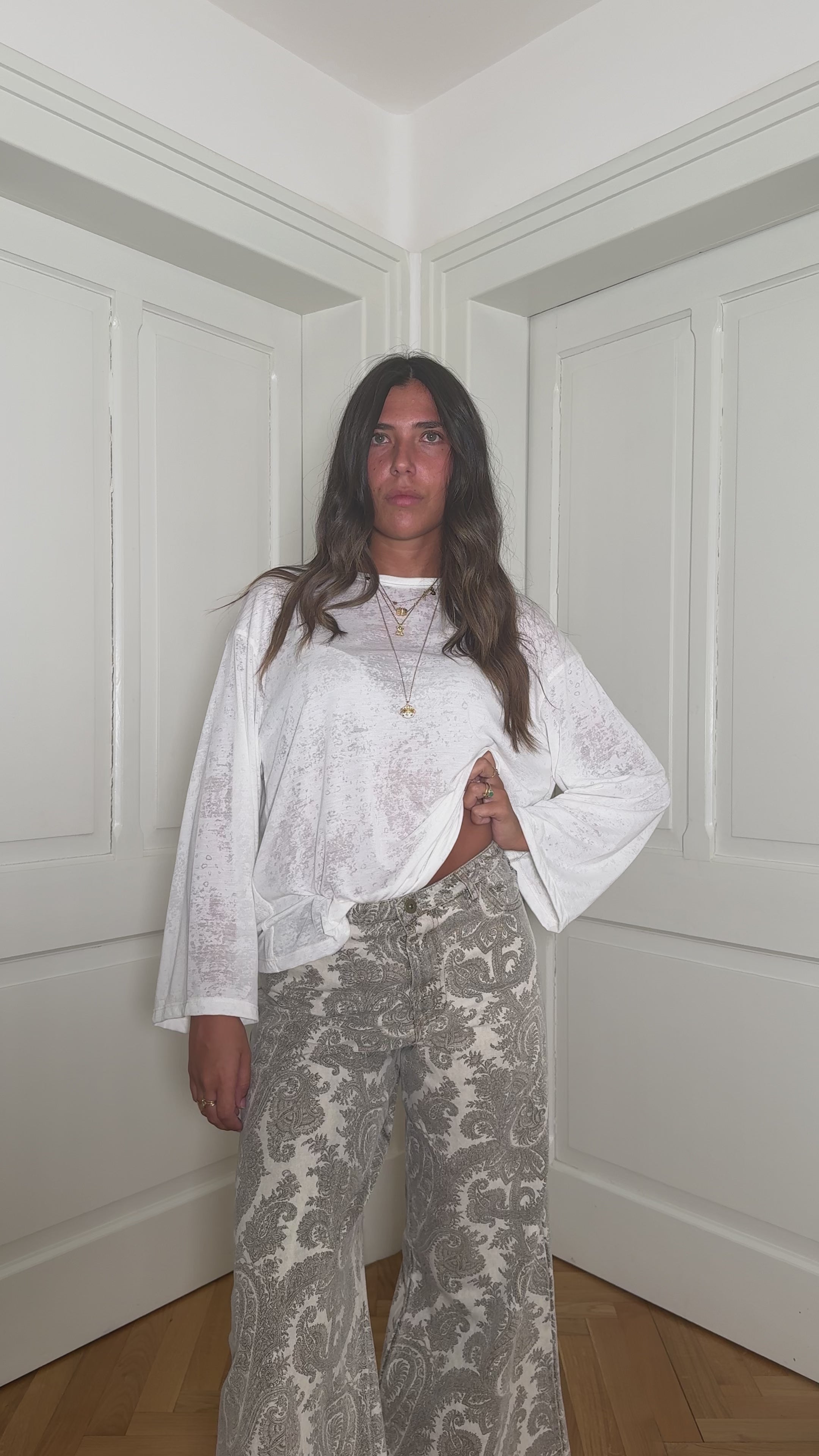 T-Shirt long Bianca