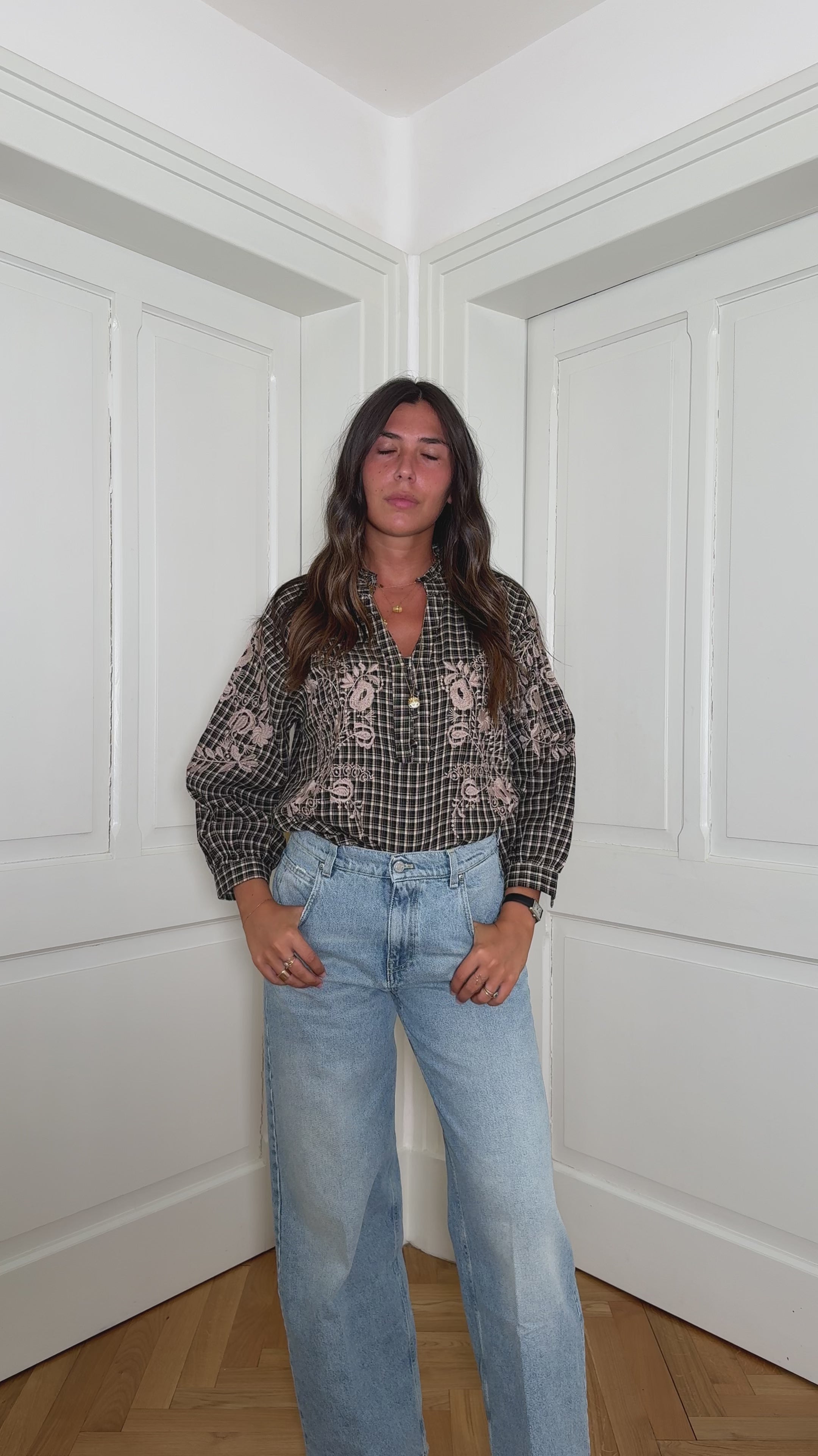 Camicia Benedetta Scura