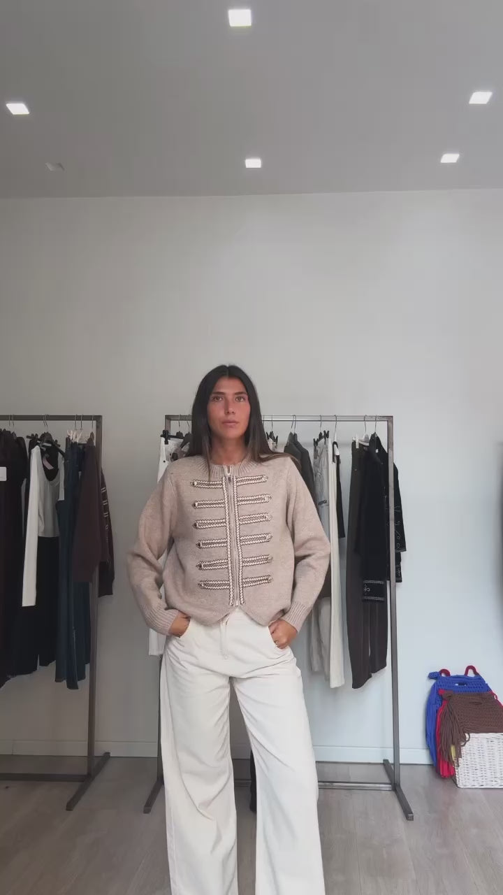 Maglione beige Toti