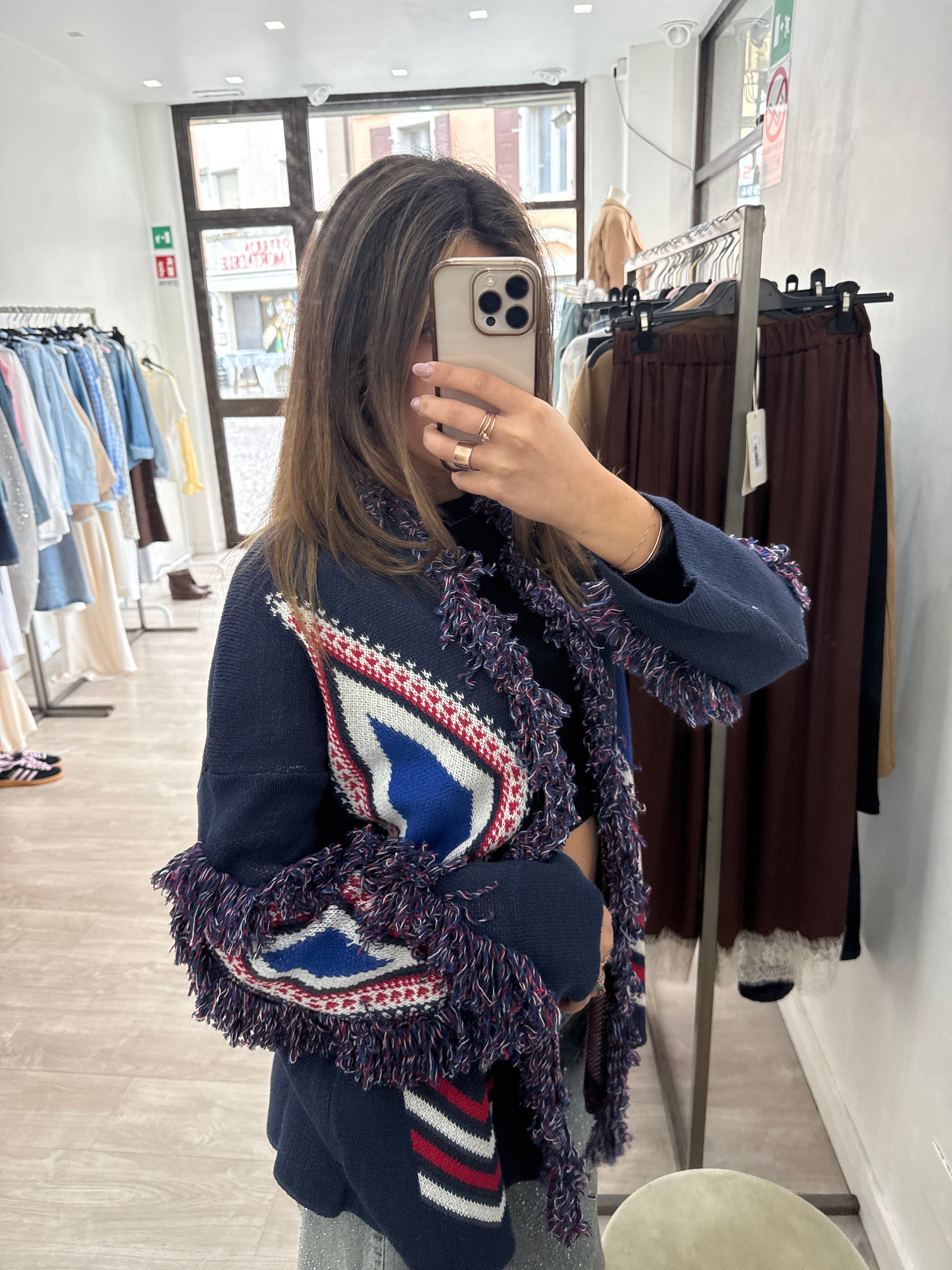 Cardigan Blu