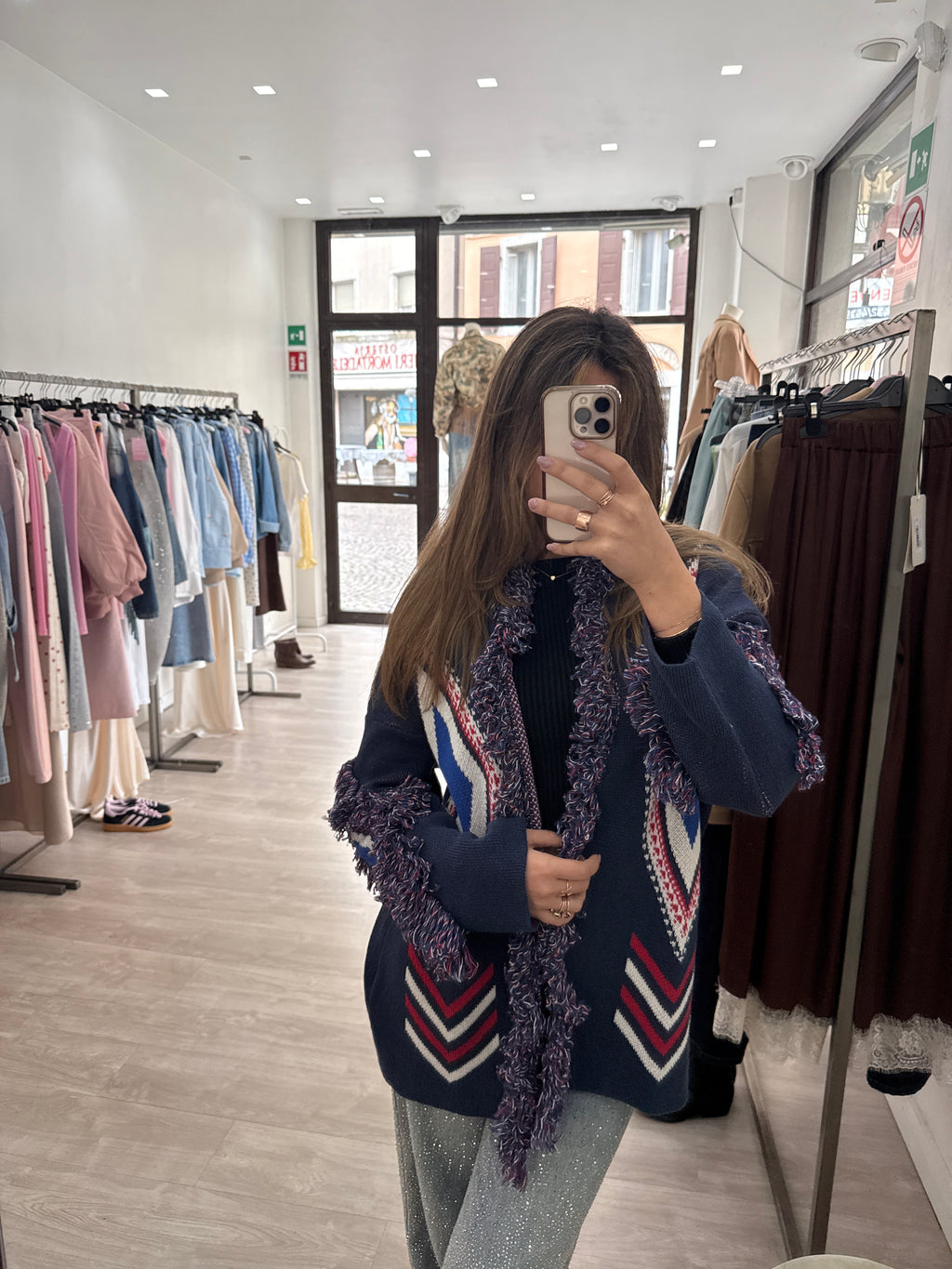 Cardigan Blu