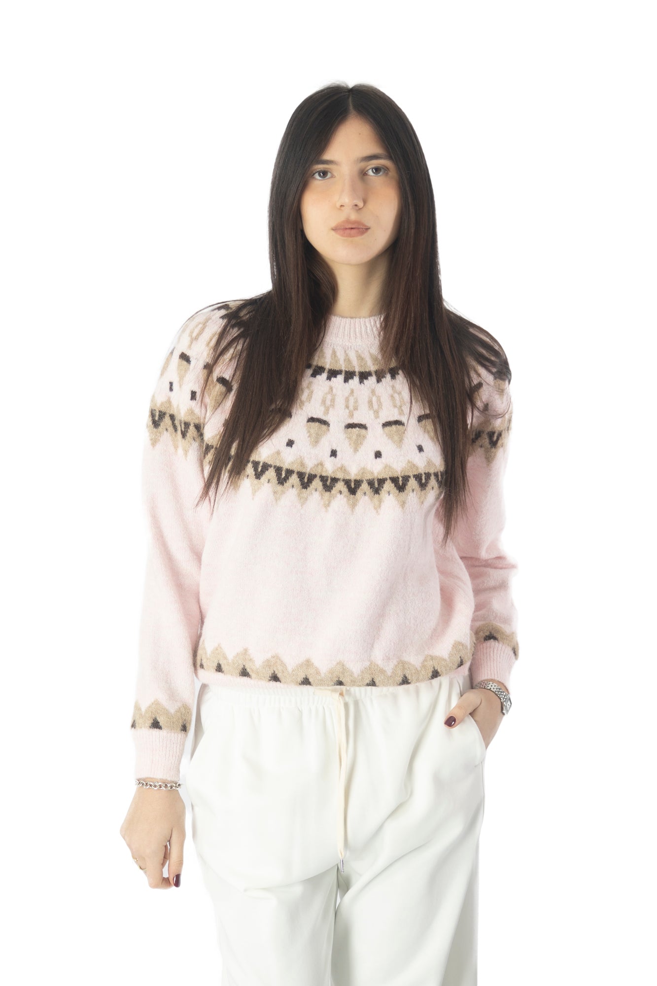 maglione squirrel rosa
