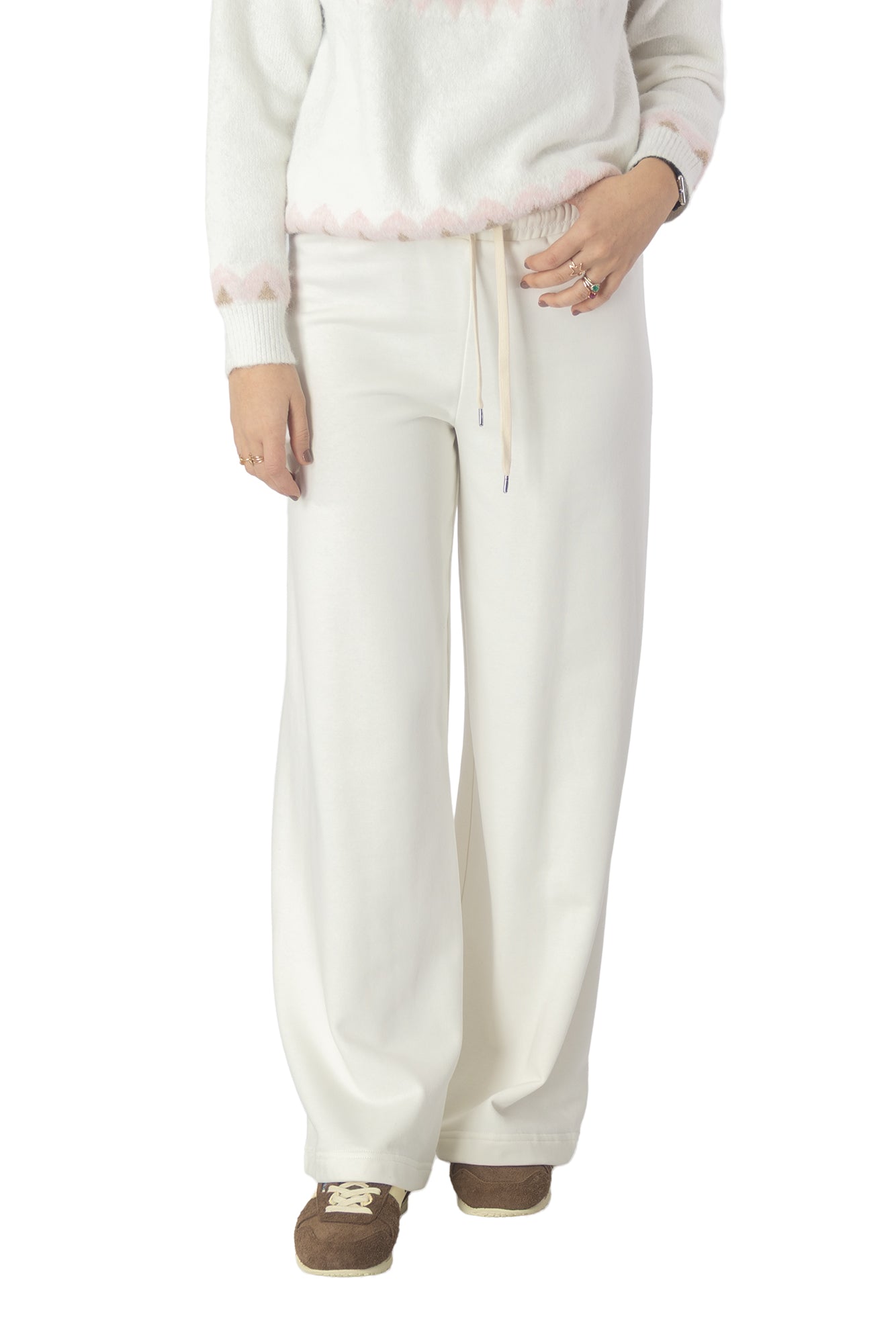 pantaloni di tuta bianco