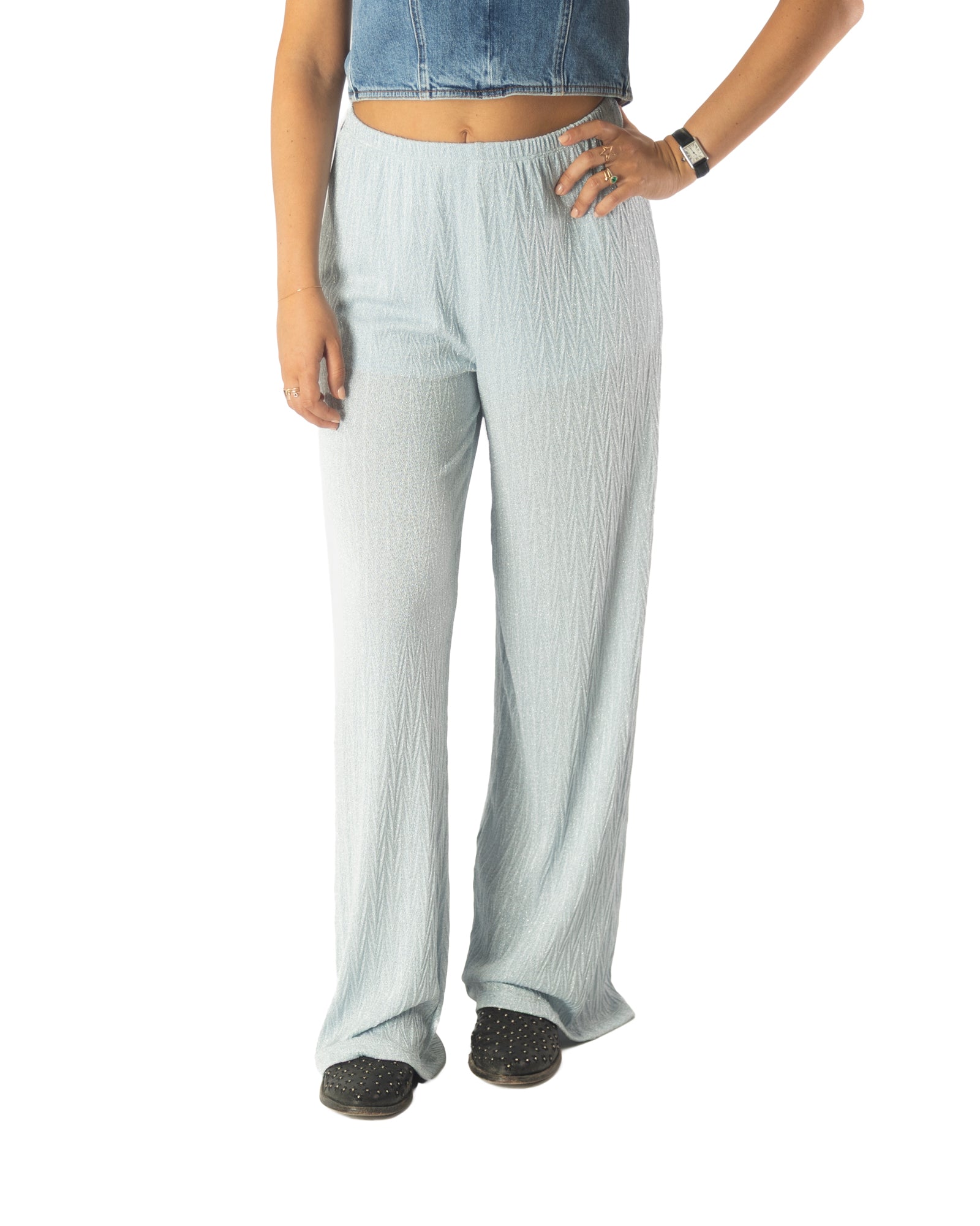 pantalone azzurro