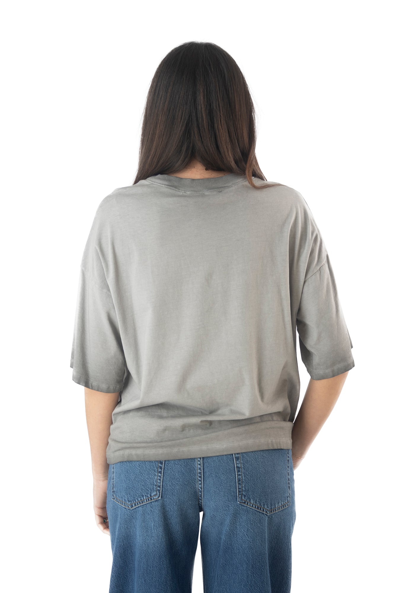 T-shirt Stampa Grigia
