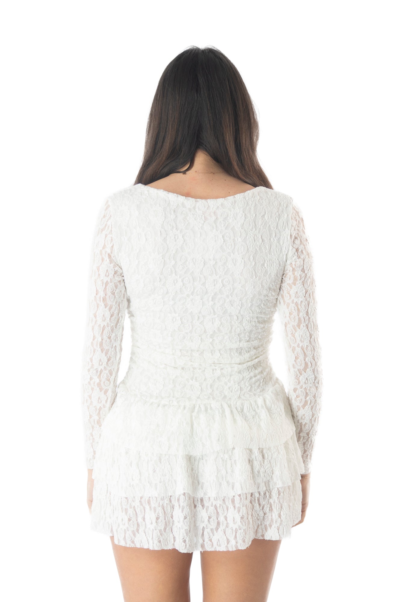 Vestito Pizzo Bianco