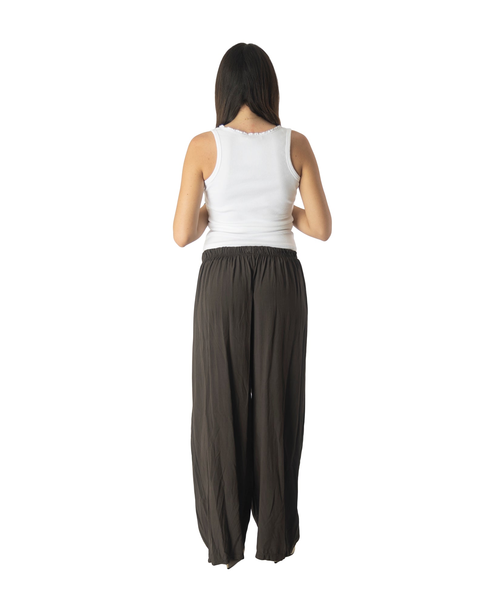 pantalone fly marrone