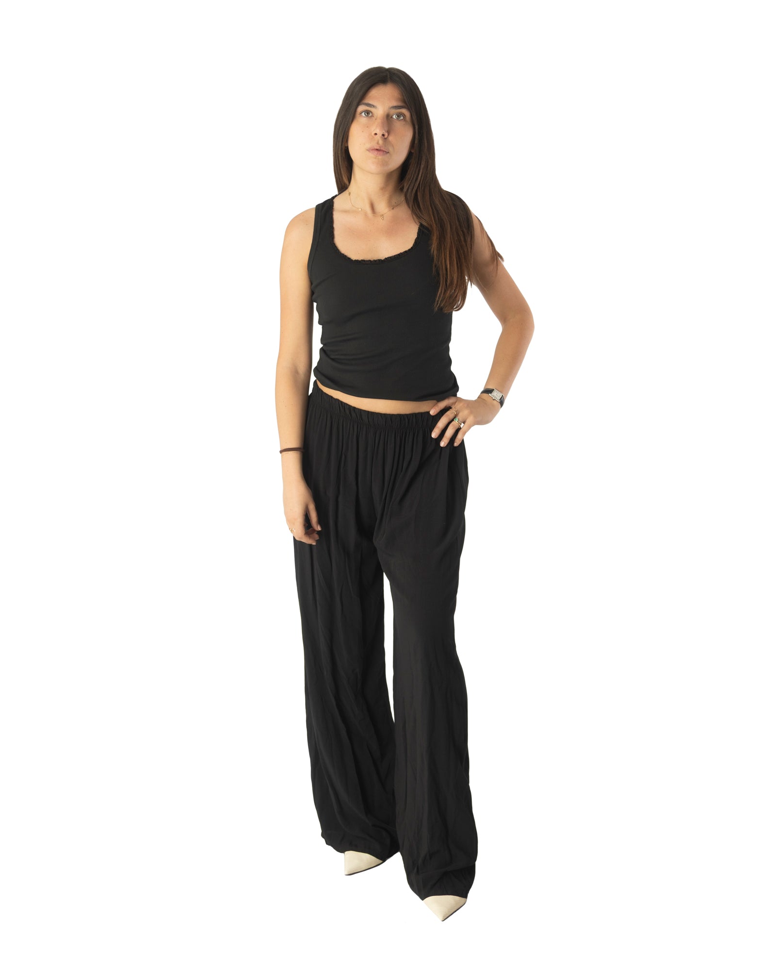 pantalone fly nero