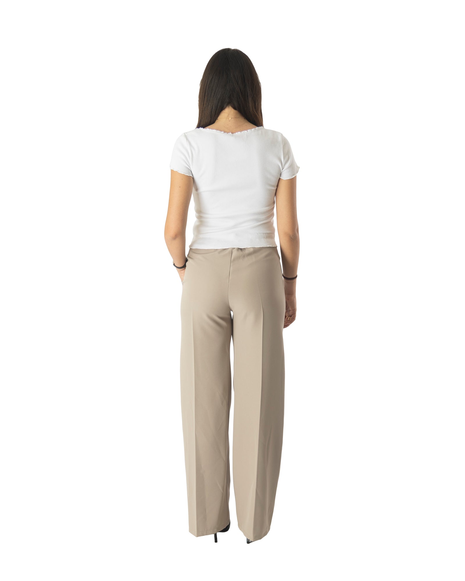 pantalone timeless beige