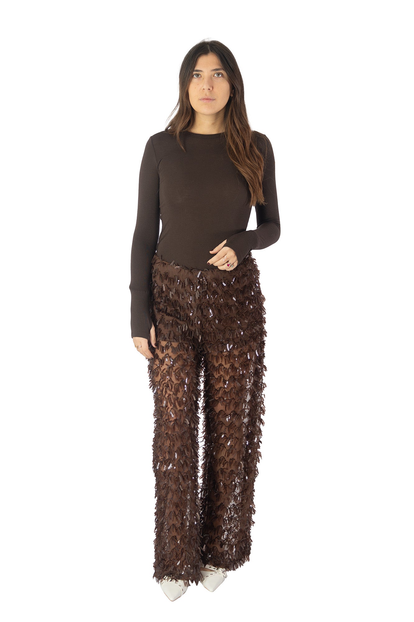 pantalone ANGEL marrone
