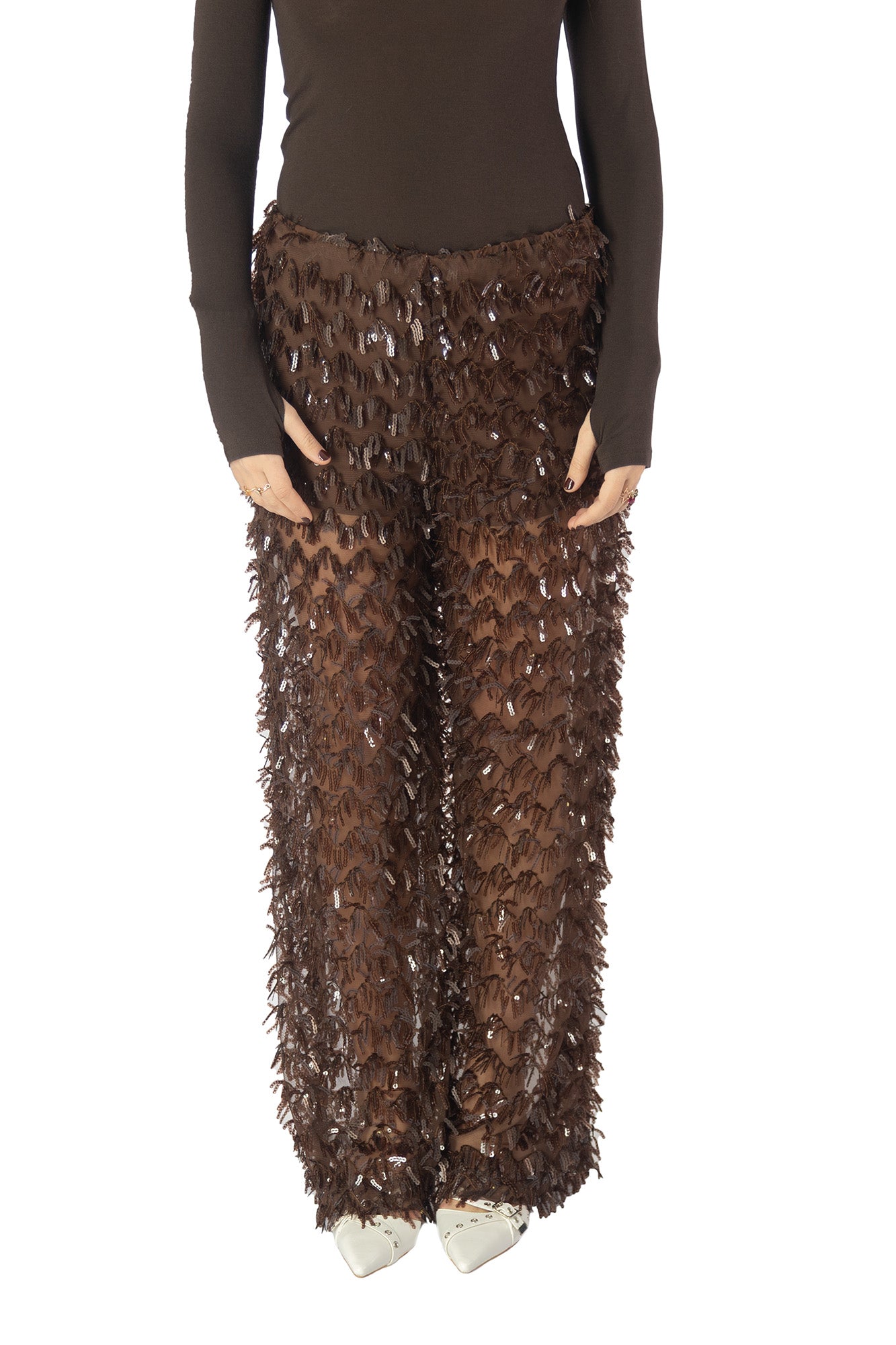 pantalone ANGEL marrone