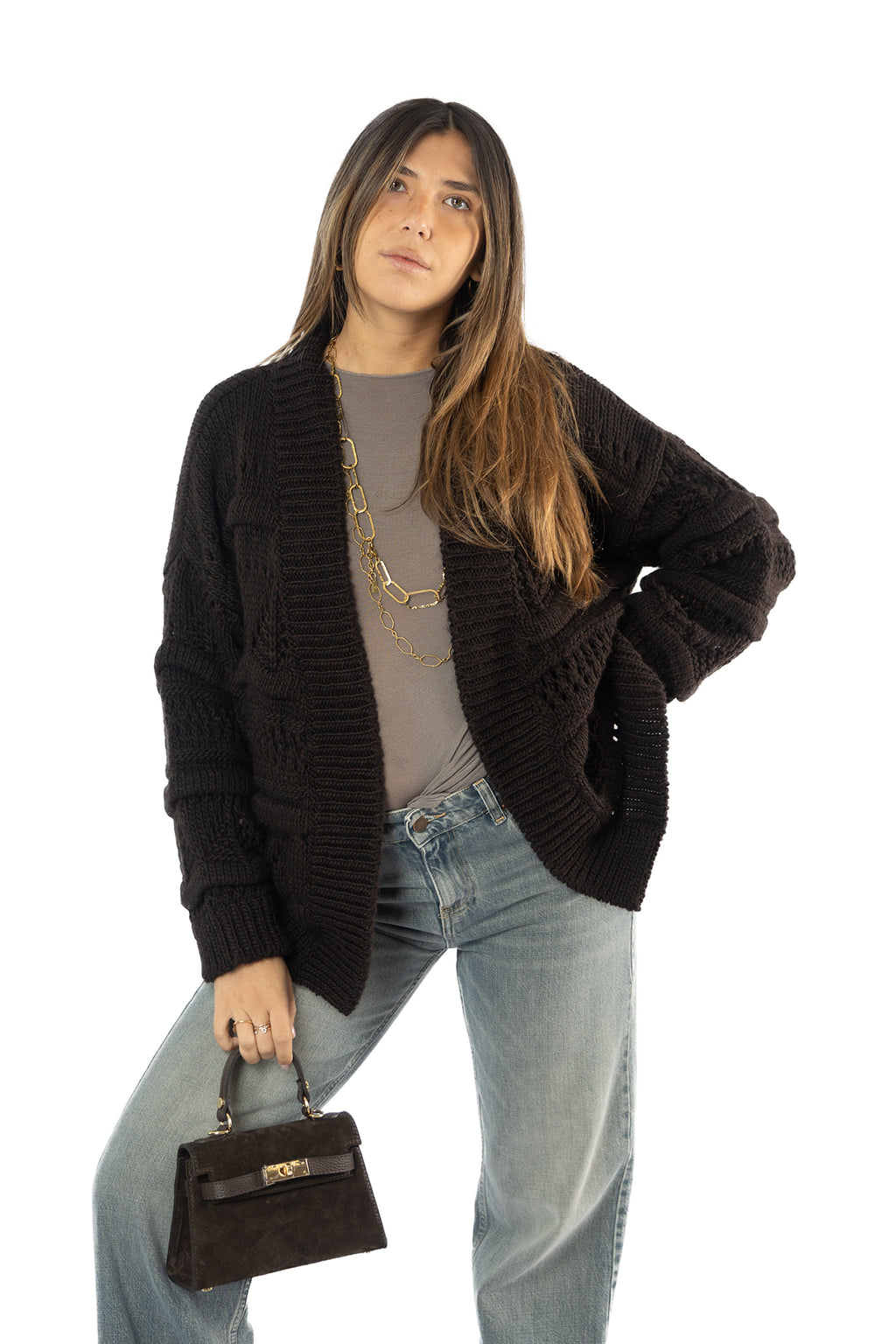 Cardigan Femme Nero