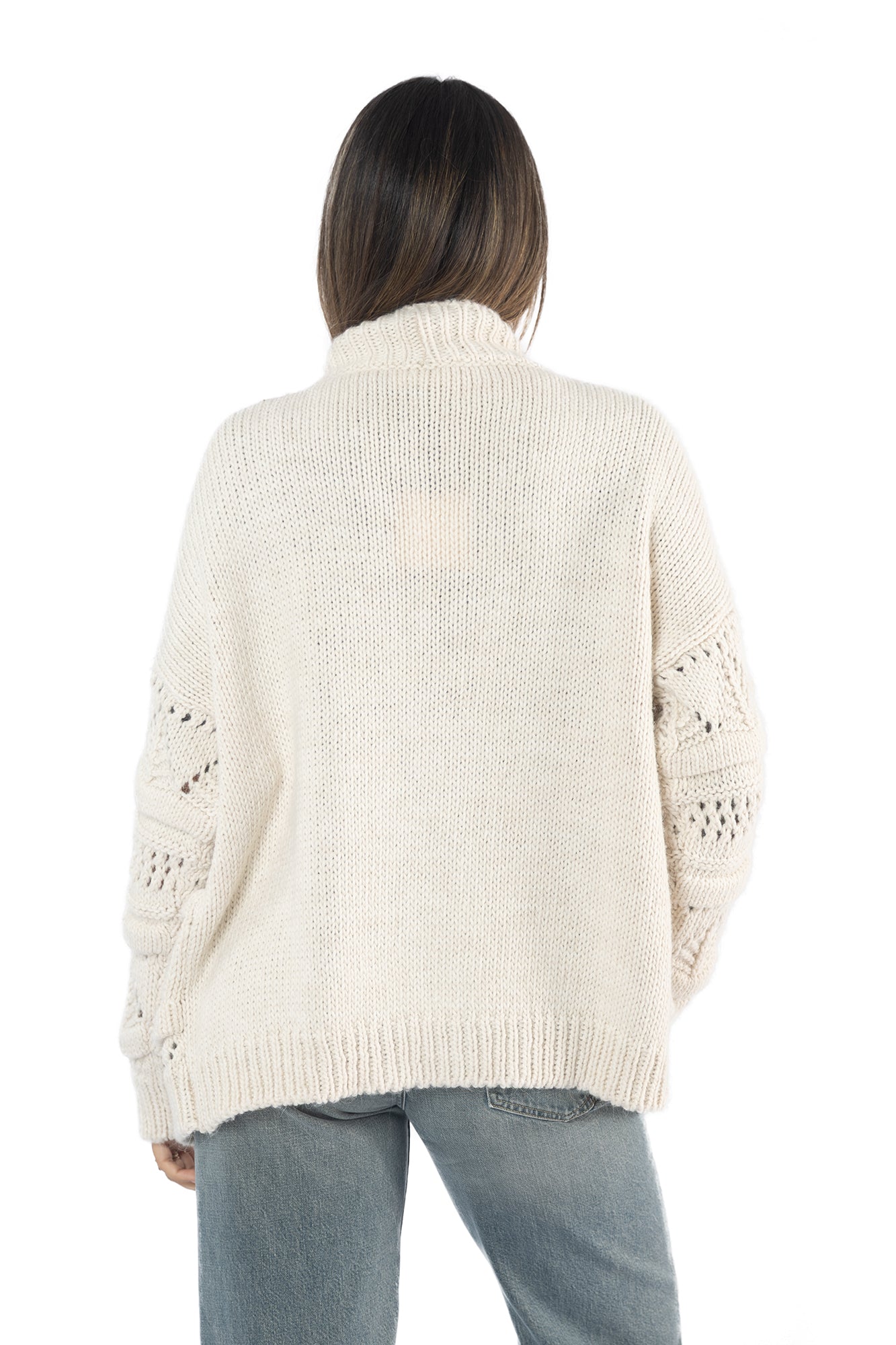 Cardigan Femme Bianco