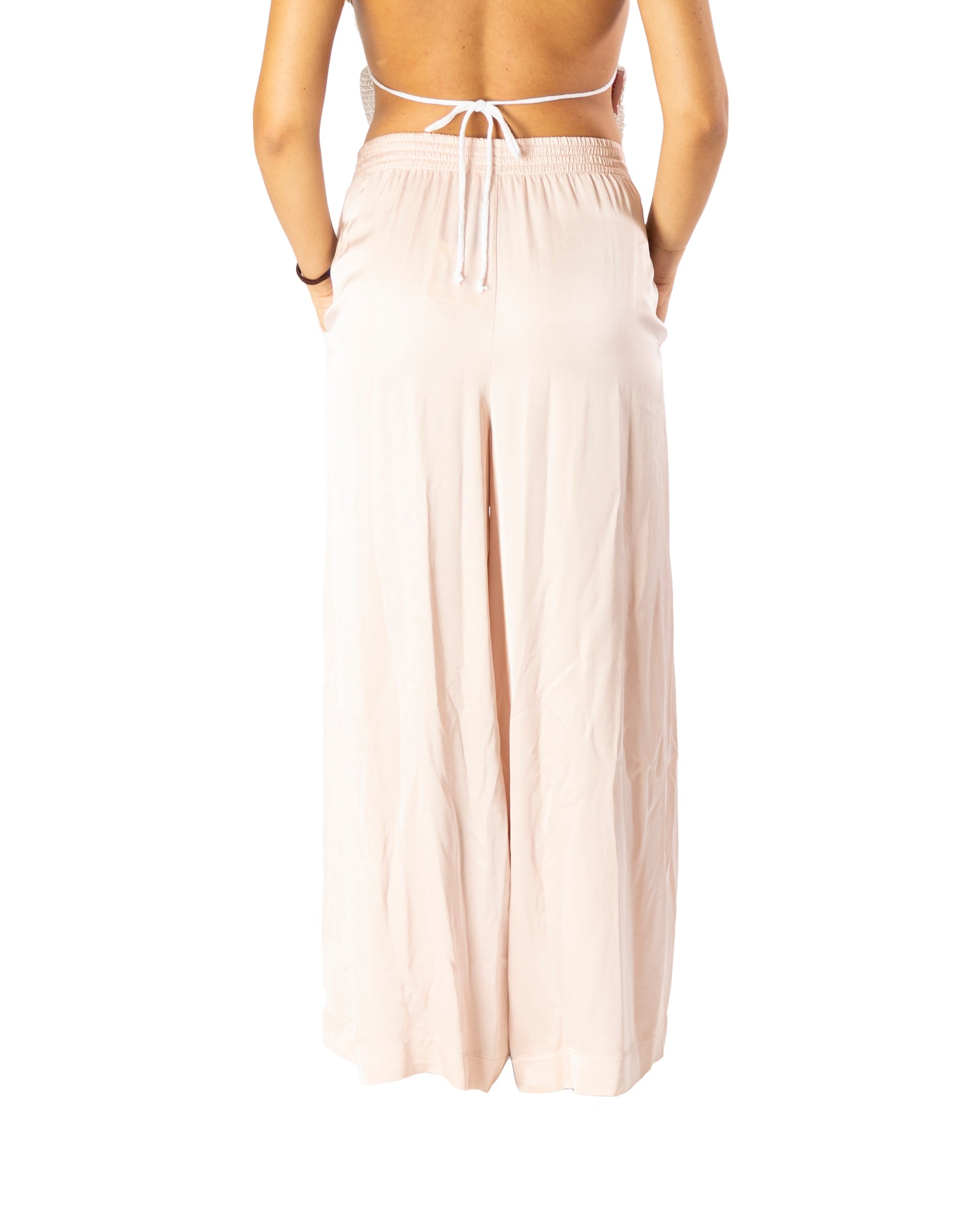 Pantalone Rosa viscosa