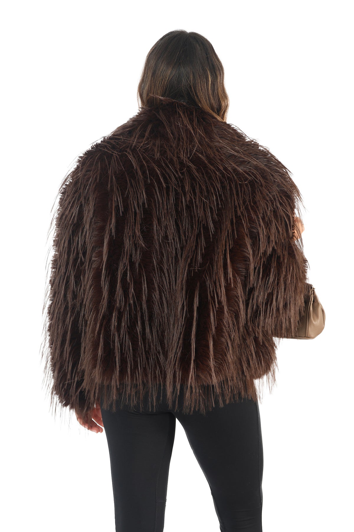 Eco pelliccia Melissa Marrone
