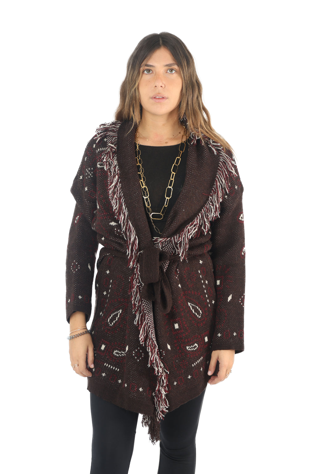 Cardigan Notte Stellata Moro