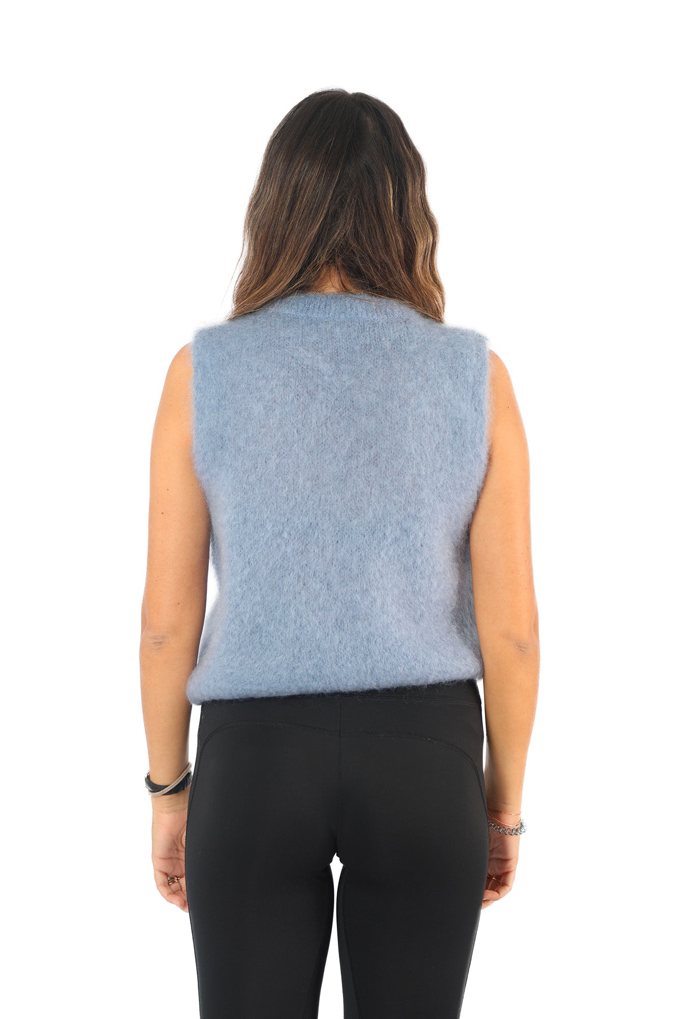 Gilet Fluffy Azzurro