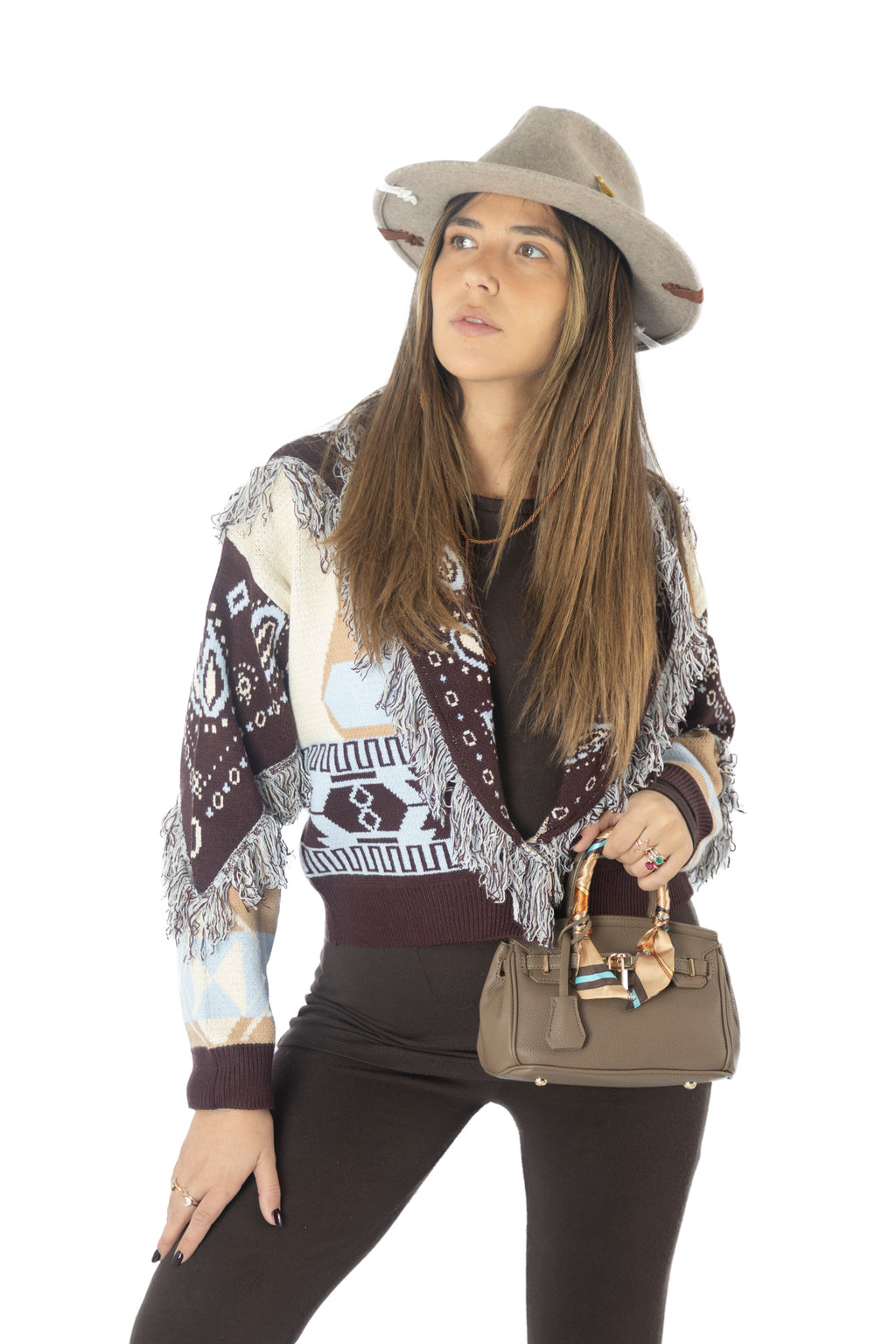 Cardigan MULBERRY corto