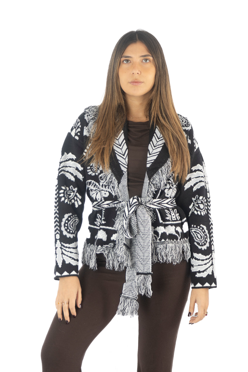 Cardigan CHERRY corto