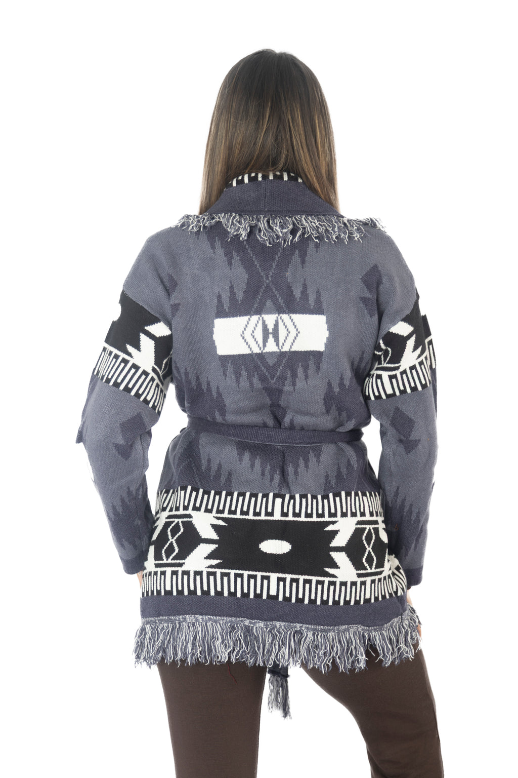 Cardigan GRAPE lungo