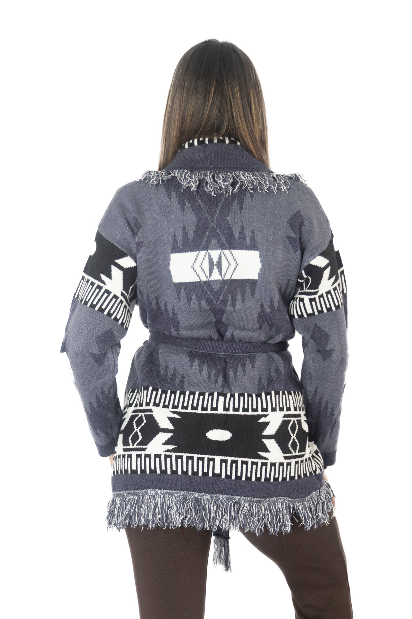 Cardigan GRAPE lungo