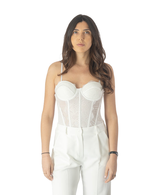 Corsetto london bianco