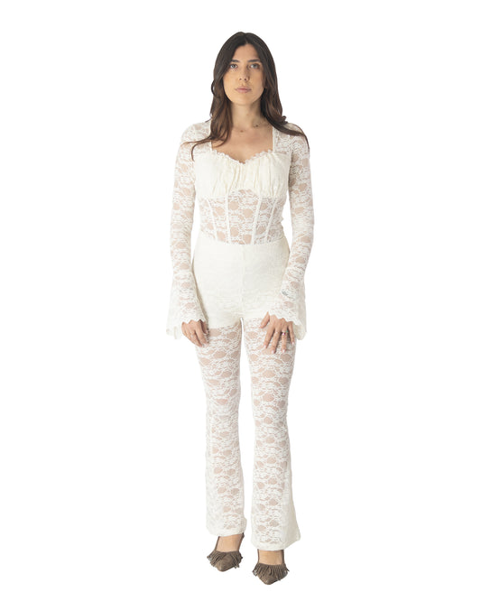 Completo Pizzo Sugar Bianco