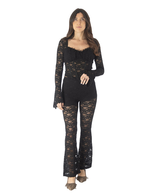 Completo Pizzo Sugar nero