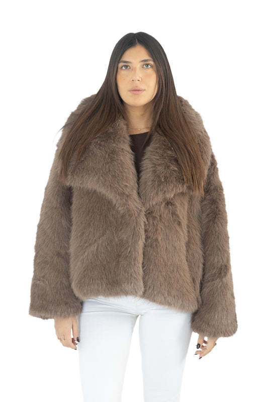 Ecopelliccia SOFIA fango