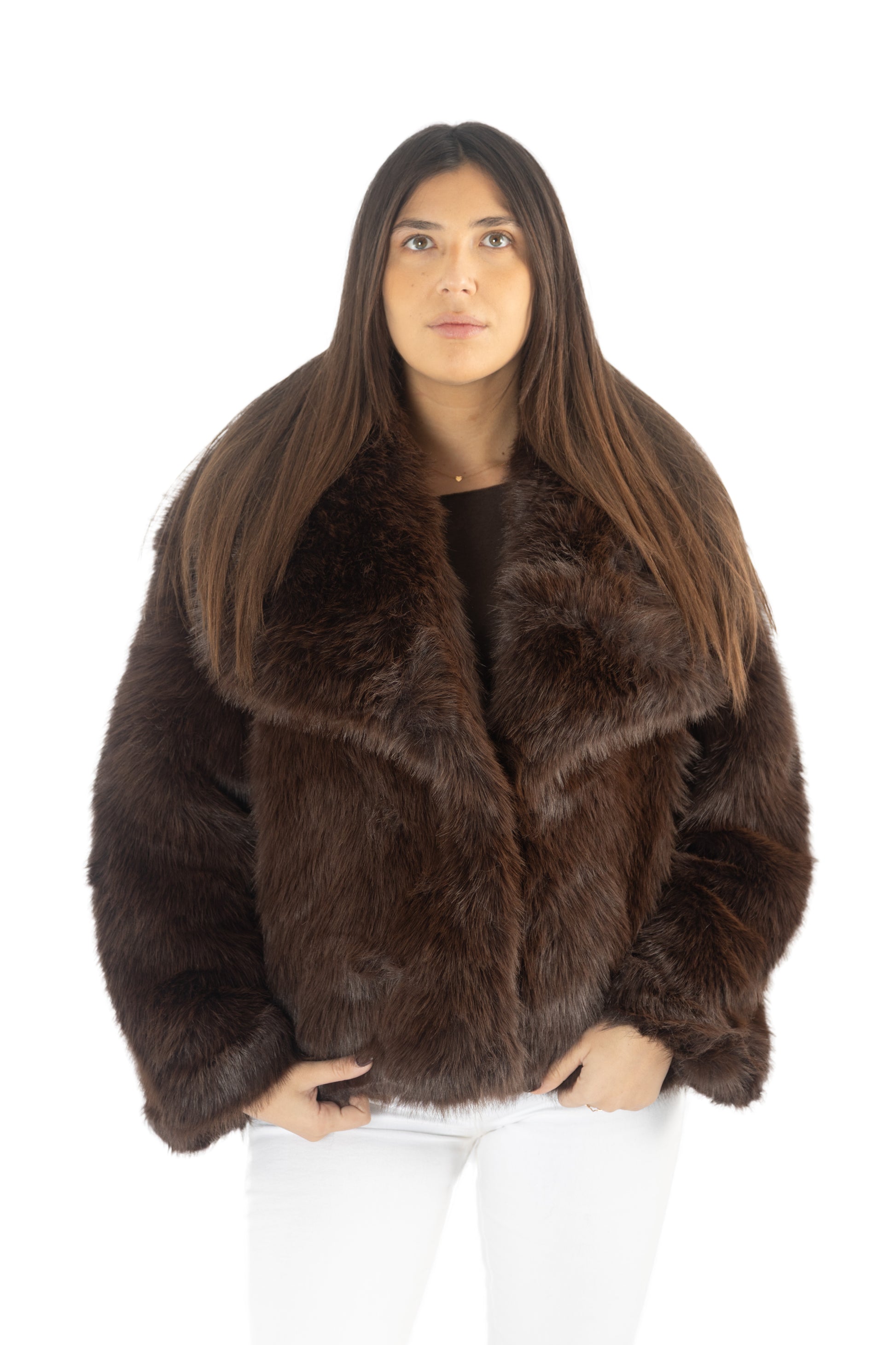 Ecopelliccia SOFIA moro