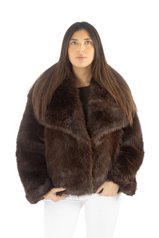 Ecopelliccia SOFIA moro
