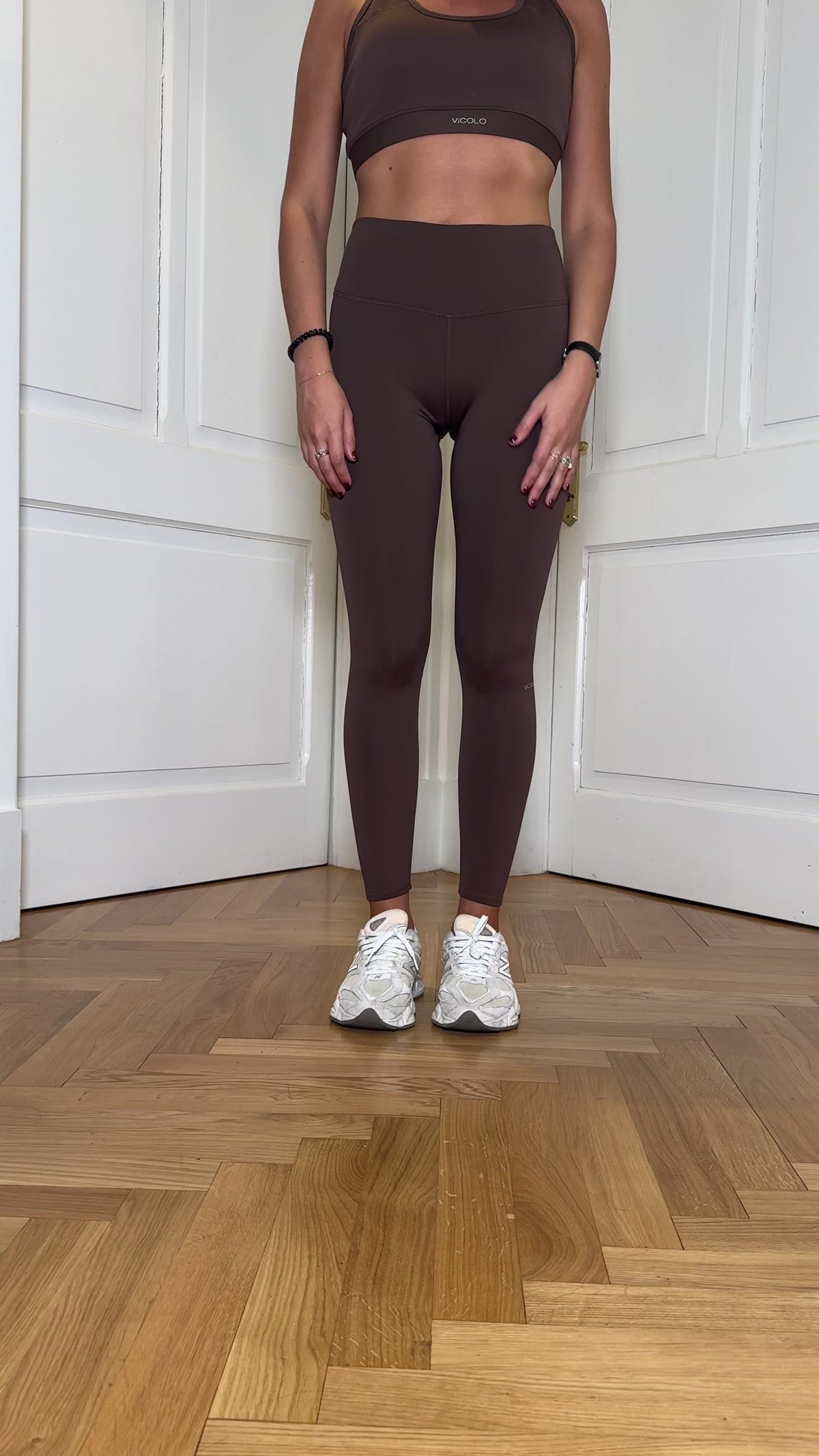 Leggings marroni